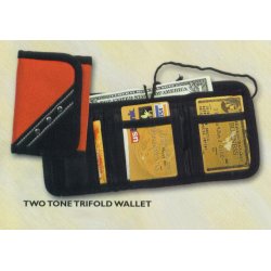 Two Tone Tri-Folding Wallet