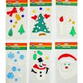 Christmas Window Clings - 6pk of Holiday Gel Art