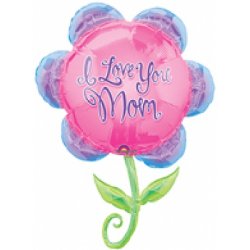 Love Mom Daisy Balloon